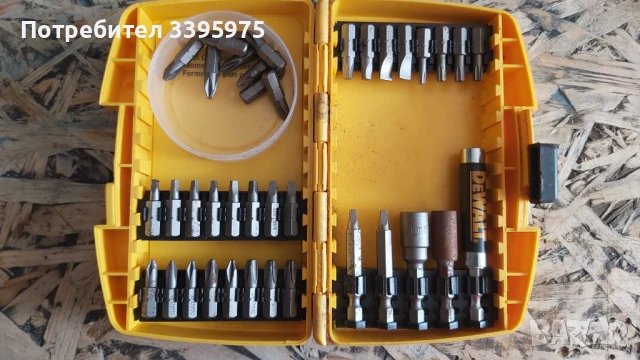 Битове за винтоверт комплект от DeWalt 2 бр, снимка 3 - Винтоверти - 51373954