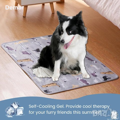Подложка за охлаждане на кучета 60x90cm охлаждане на домашни любимци, снимка 4 - За кучета - 41612731