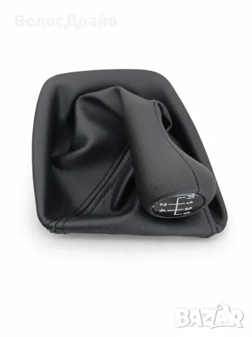 Топка с маншон за скоростен лост BMW 3 E46 5 скорости черна OEM 51320938884, снимка 2 - Части - 55889490
