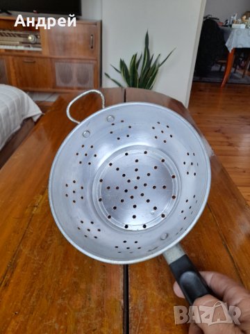 Стара алуминиева цедка,гевгир #12, снимка 2 - Други ценни предмети - 41967161