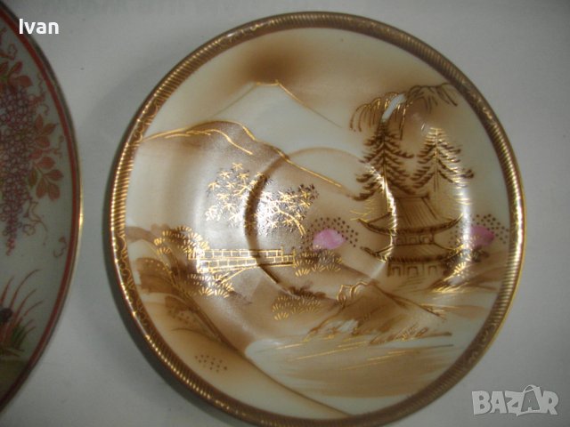 Япония-Нов Порцелан-Чиния/Чинии-Колекционерски-Ръчна Изработка-Made in JAPAN, снимка 4 - Чинии - 39829583