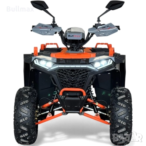  Двуместно бензиново ATV Fullmax MAXO 150cc, 2026г, 7500rpm, 55km/h, Подсилено, Теглич, Сиво, снимка 7 - Мотоциклети и мототехника - 52600208