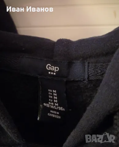 Оригинално горнище с качулка GAP, снимка 8 - Спортни дрехи, екипи - 47572952