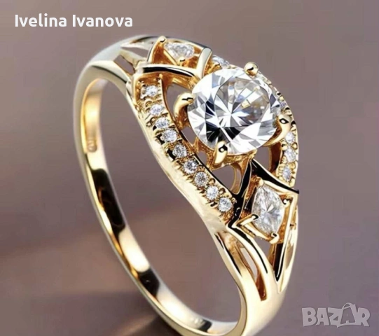 Стилен дамски пръстен, снимка 2 - Пръстени - 53235916