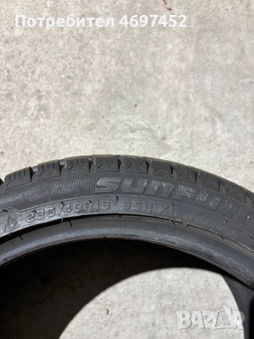 Гуми ЧИСТО НОВИ 235/40 R18 2бр., снимка 4 - Гуми и джанти - 52954142