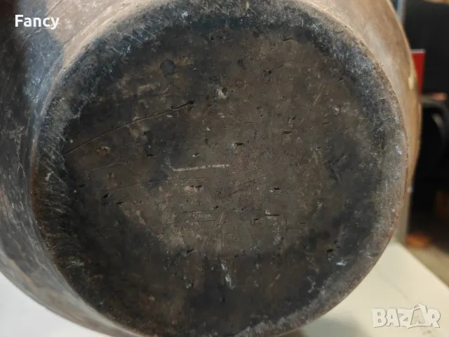 Стара голяма керамична купа 37/14 см, снимка 10 - Антикварни и старинни предмети - 47720442