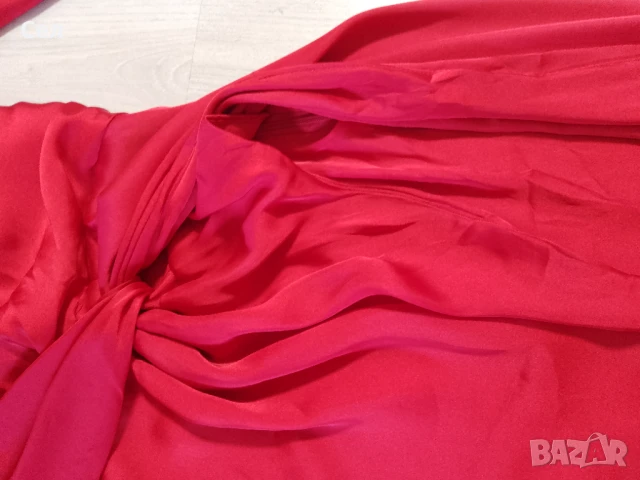 Нова дълга червена рокля Missguided 36, снимка 4 - Рокли - 51204789