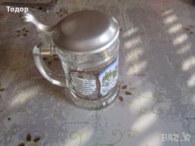 Страхотна немска халба за бира маркирана 