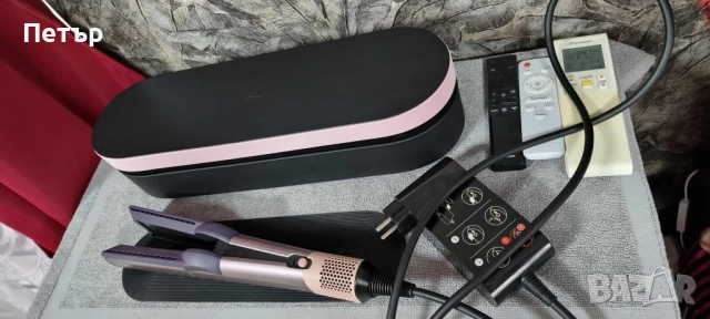 Сешоар-преса за коса Dyson - Airstrait, Jasper Plum, Limited edition, снимка 11 - Преси за коса - 52996824