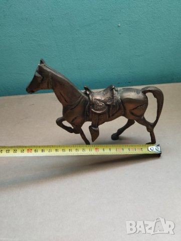 месингова статуетка-кон, снимка 3 - Други ценни предмети - 42110516