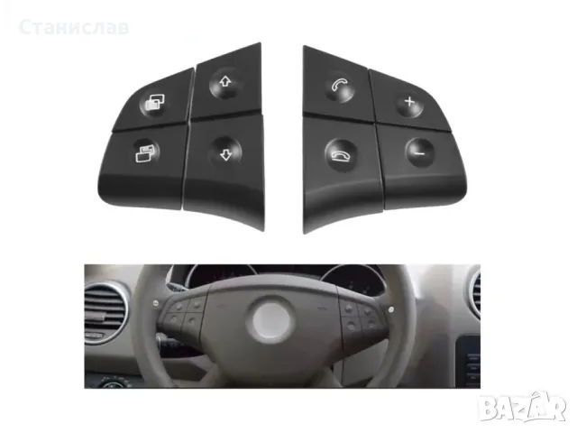 Mercedes GL W164 Pre-Face Капачета за волан , снимка 5 - Части - 50249393