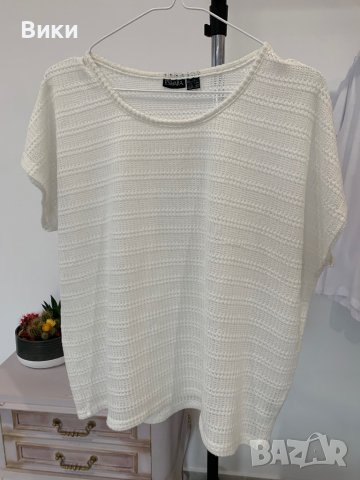 Дамска блуза от плетиво размер Л, снимка 6 - Тениски - 44275524