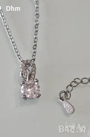 Сребърни колиета, снимка 6 - Колиета, медальони, синджири - 48273516