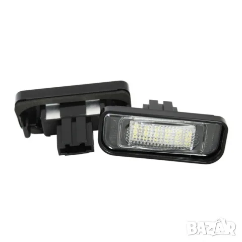 LED плафони за регистрационен номер Mercedes S-Class W220, снимка 3 - Аксесоари и консумативи - 55864623