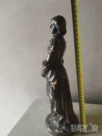метална статуетка-викториянска дама, снимка 3 - Други ценни предмети - 41930906