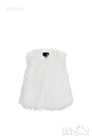 Пухен елек Зара, снимка 3 - Елеци - 53730428