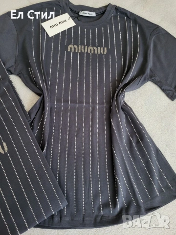 📌#Тениска овърсайз модел под дупето камьчета само отпред, снимка 2 - Тениски - 53448029