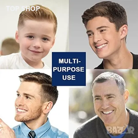 Нов Безжичен акумулаторен тример самобръсначка за коса Мъже Подарък, снимка 5 - Тримери - 49341189