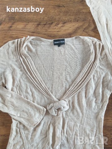 emporio armani - страхотна дамска блуза, снимка 3 - Блузи с дълъг ръкав и пуловери - 35973575