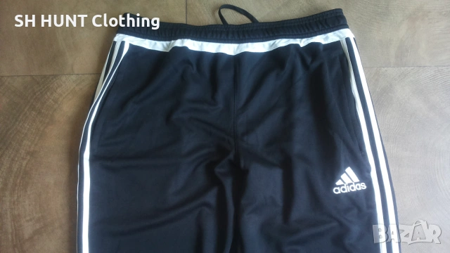 Adidas Mens Football Pants Размер L мъжка футболна долница с тесен крачол 23-68, снимка 3 - Спортни дрехи, екипи - 53302678