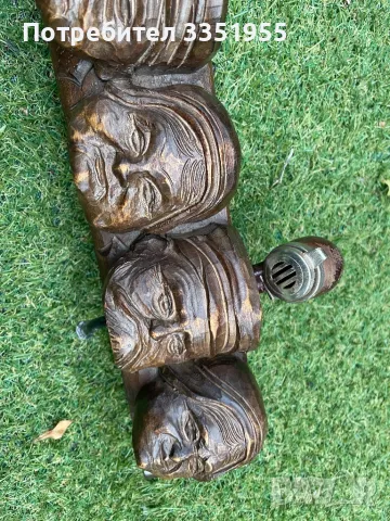 Стойка от дърво за 6 Лули, снимка 2 - Подаръци за мъже - 47844417