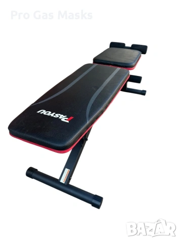 Лежанка за Коремни Преси Дъмбели Сгъваема Лесно Преносима само за 100 евро. Много удобна. Прибира се, снимка 4 - Фитнес уреди - 53666640