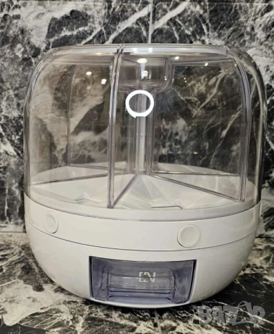 Диспенсър за зърнени храни, 6 отделения\7.5л., въртяща основа, Бял, снимка 2 - Други - 53087913