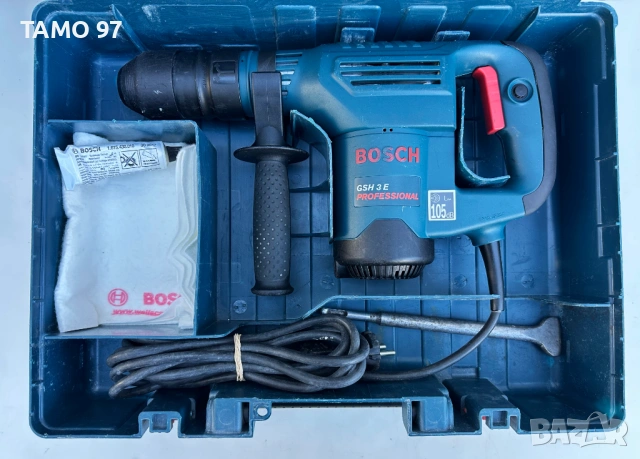 BOSCH GSH 3 E - Чист къртач 650W 2.6J като нов!, снимка 2 - Къртачи - 53102354