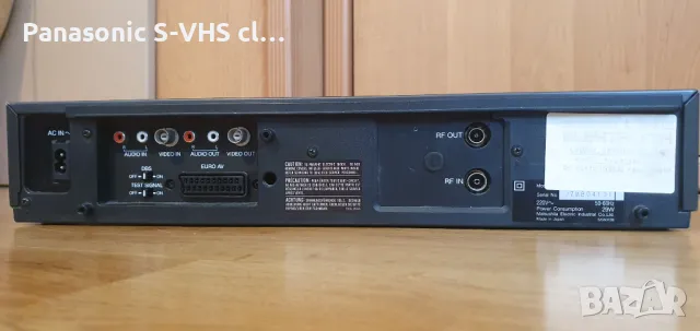 Panasonic NV-H75 4HEAD VHS - HI-Fi , снимка 9 - Плейъри, домашно кино, прожектори - 49341712