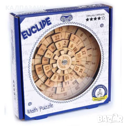 Евклид - игра от дърво, страхотна главоблъсканица за математици и програмисти. LG007, снимка 2 - Игри и пъзели - 50217378
