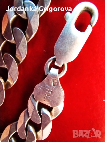 Сребърна италианска гривна - сребро 925, снимка 3 - Гривни - 51806664