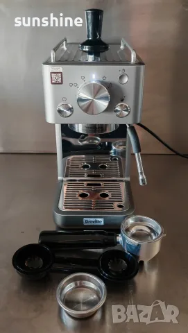 Breville Slimline VCF185 * ВИДЕО * 15 bar, Еспресо Кафе Машина. Оригинални портафилтър и тампер, снимка 2 - Кафемашини - 56016262