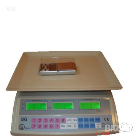 Прецизна платформена електронна везна - Кантар до 40 кг ПВЦ, снимка 2 - Везни - 53849894