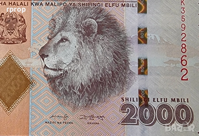 Танзания. Занзибар. Африка. 2000 шилинга. 2023 година. UNC., снимка 2 - Нумизматика и бонистика - 45692881