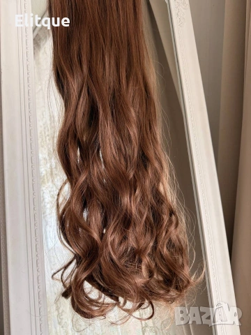 ЕКСТЕНШЪН ТРЕСА СВ КЕСТЕНЯВ, снимка 2 - Аксесоари за коса - 53587331