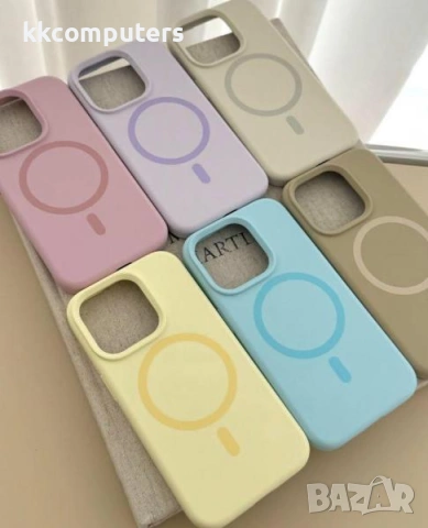Калъф Liquid Silica MagSafe за iPhone 17 6.3 / Оранжев / + Протектор Баркод : 3133499, снимка 2 - Калъфи, кейсове - 53106067