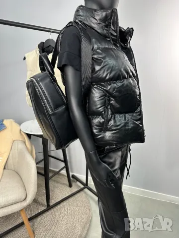 Дамска кожена грейка / елек 