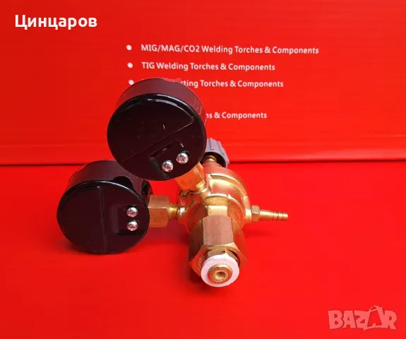 Редуцир-вентил Co2, аргон,коргон, снимка 2 - Други машини и части - 48236882