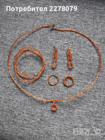 Комплекти бижута от полускъпоценни камъни - ръчна изработка, снимка 13 - Бижутерийни комплекти - 44733843