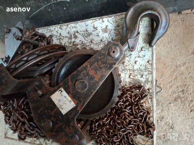 верижен телфер 3,5 тона, снимка 2 - Подемници - 50857555