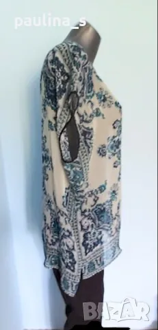 Два броя / Прозрачна плажна туника с декорации "Junona" Bg / голям размер , снимка 13 - Туники - 44894306