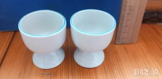 Две порцеланови коктиери и солничка с гъсочета, снимка 3 - Други - 49105878