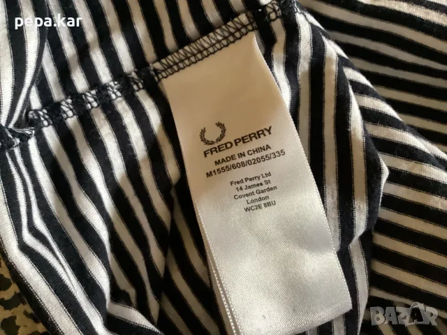 FREDPERRY Блуза с къс ръкав М размер , снимка 4 - Блузи - 56223545