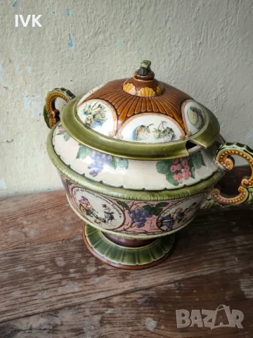 Антикварен VILLEROY & BOCH METTLACH, снимка 7 - Антикварни и старинни предмети - 49967320