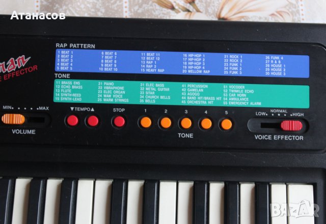 Малко пиано Касио Casio keyboard RAP-1 Rapman, снимка 5 - Синтезатори - 40950516
