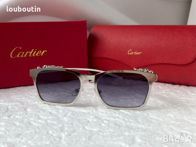 Cartier 2021 дамски слънчеви очила тип котка, снимка 6 - Слънчеви и диоптрични очила - 34665094
