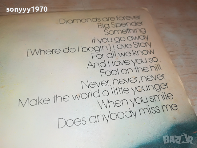 SOLD-SHIRLEY BASSEY-ПЛОчА 1804221106, снимка 5 - Грамофонни плочи - 36492480