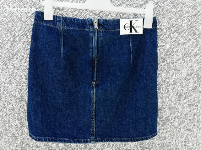 НОВА с етикет - Дънкова пола Calvin Klein Jeans – Размер W 27 (S)(S)с етикет, снимка 3 - Поли - 55804371