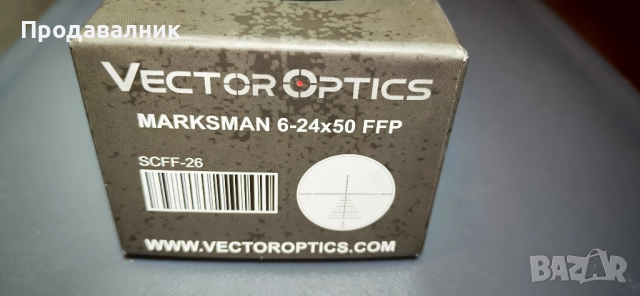 Оптика Vector Optics Marksman 6-24x50 FFP, снимка 6 - Оборудване и аксесоари за оръжия - 51592621