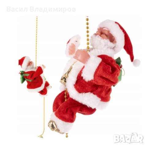 КАТЕРЕЩ СЕ ДЯДО КОЛЕДА ПО ВЪЖЕ, снимка 2 - Декорация за дома - 52683692